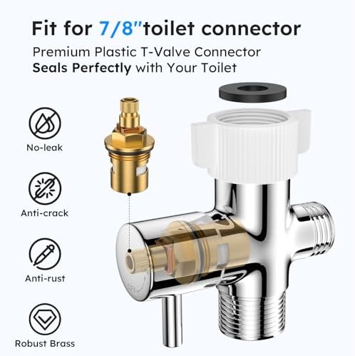 Arofa 3 Pack Handheld Bidet Sprayer for Toilet, Adjustable Water Pressure - Image 5