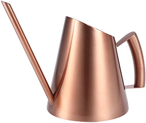Watering Can Stainless Steel Watering Kettle, Long Spout Metal Plant Waterer, Bronze 400ml 900ml 1500ml for Indoor Outdoor Plants Bonsai s Office Garden (Medium) by Odorkle