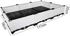 Hershii DIY Garden Raised Bed Rectangular Plant Growing Container Kits Plastic Vegetables Herbs Flowers Large Planter Box for Balcony, Patio, Backyard, Meadow - White - 46.06 X 30.7 X 8.66 Inches - Image 3