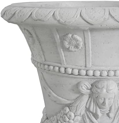 23.75' Planters Garden Urn, 23.75 Inch, Light Gray - Image 4
