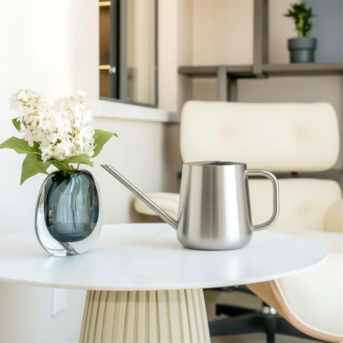 Indoor Plant Watering Can with Long Spout Small Size, Black - Image 4