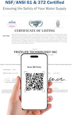 Frizzlife LP365-P Smart Water Monitor and Automatic Shutoff - 0.01 GPM Ultrasonic Micro Leak Detection, Wi-Fi / APP Control, Pressure+Flow Monitoring, 24/7 Water Usage Reports, Fits 3/4" and 1" - Image 5