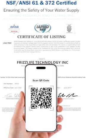 Frizzlife LP365-P Smart Water Monitor and Automatic Shutoff - 0.01 GPM Ultrasonic Micro Leak Detection, Wi-Fi / APP Control, Pressure+Flow Monitoring, 24/7 Water Usage Reports, Fits 3/4" and 1" - Image 5