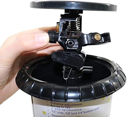 Xiaochen Irrigation Dripper Sprinkler Lawn Garden Watering Sprinkler Rotate Pop-up Sprinkler Farmland Large Water Flow Sprinkler Irrigation Agriculture Tools - Image 6