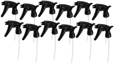 Tolco MODEL 540™ Solvent Resistant Trigger Sprayer, Black, 28/400 Thread, 2.0 mL Output, 9.5" Dip Tube (12) by TolcoCorporation