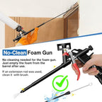 Lytool 2 Pack Reusable Spray Foam Gun with 12.6" Extension Tubes & Brush - Image 3