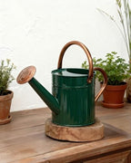 Bamworld Metal Watering Can for Indoor Outdoor Plant 1/2 Gallon Deep Green by Bamworld