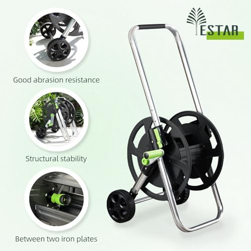 Garden Hose Reel Cart, Holds 75-150 Feet of 5/8" Hose - Image 6