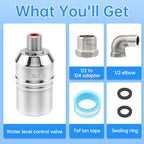 4‑Pack 304 Stainless Steel Float Valve 1/2"‑3/4" Auto Shut‑Off Water Valve - Image 4