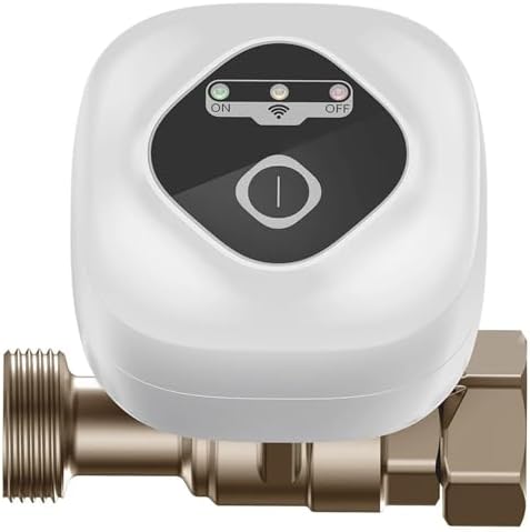 WiFi Intelligent Ball Valve Automatic Water Shut-Off Valve Support APP Control/3 Timing Modes/Water and Gas Leakage Alarm(DN25) by Unknown