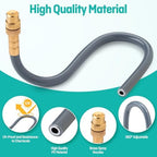 64FT 1/4" Drip Irrigation System with Stakes, 360° Adjustable Watering Kit - Image 6