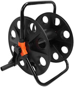 Diyeeni Heavy Duty Garden Hose Reel Freestanding Retractable 164ft Water Hose Holder, Metal Winder for Lawn Yard, Durable Garden Organizer with Hand Crank for 1/2 Inch Pipe - Image 5