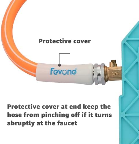 FEVONE 50 ft Hybrid Polymer Garden Hose, Heavy Duty Water Hose - Image 6