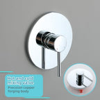 Chrome Shower System with High Pressure 6-Spray Rain Shower Head, 360° Rotatable Anti-Clog Silicone Nozzles, Wall-Mounted Shower Faucet Set, Rustproof ABS for Bathroom Upgrade - Image 7