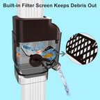 Prestantious Downspout Diverter with Adjustable Valve for Downspout,Brown - Image 3