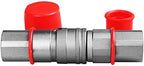 3/4" SAE Skid Steer Bobcat Flat Face Hydraulic Quick Connect Couplers - Image 3