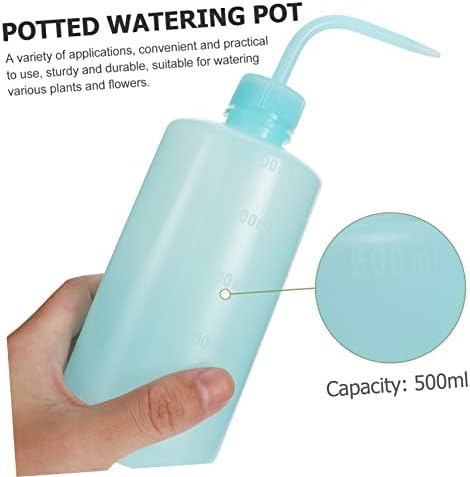 Watering can,8 Pcs Watering Can Portable Water Kettle Water Can for Plants Flower Watering Can Sprinkler Bottle Plastic Soap Bottle Plastic Wash Bottle Convenient Squeeze Bottle Garden Supply(Bluex5pc - Image 5