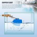 1/2 Inch Brass Float Valve for Water Tank with Hose Auto Shut Off Pool Fill Valve Automatic Fill Float Ball Valve for Stock Fountains Livestock Waterer Troughs (1/2 Inch Float Valve, 2) - Image 2