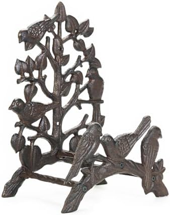 Sungmor Heavy Duty Cast Iron Hose Holder,Garden & Yard Decorative Birds Wall Mounted Hose Butler,Water Pipe Holds,Rack,Hanger,Antique Wall Decorations by Sungmor