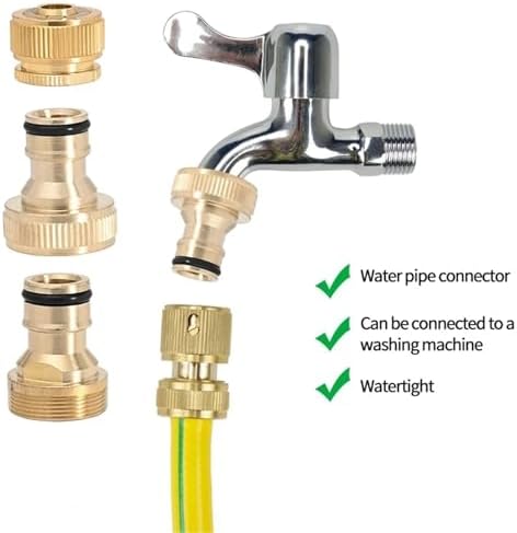10Pcs Tap Quick Connector Garden Irrigation Coupling Adapter Drip Tubing Repair Fittings Watering Tool(H) - Image 4
