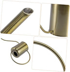 Generic Stainless Steel Long Spout Watering Can Practical Brass Watering Pot for Indoor Outdoor Plants Precise Pouring Leak-Resistant Design Comfortable Grip Gardening Tool - Image 5