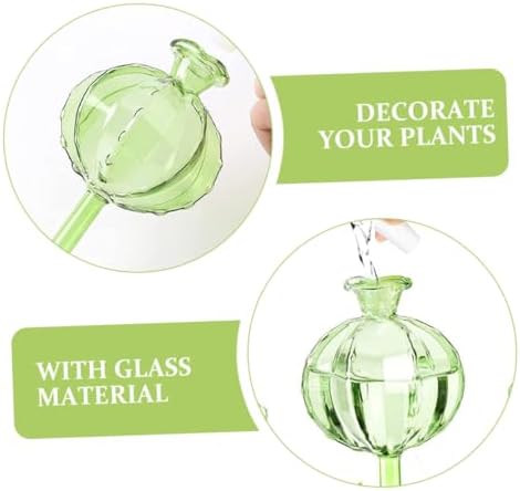 Happyyami 4pcs Cactus Shape Glass Watering Globe for Potted Plants - Image 5