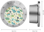Mechanical Kitchen Timers for Cooking,Dinosaur Pattern Printed 60 Minute Magnetic Countdown Timer,Cute Cooking Timers with Alarm,Stainless Steel Time Timer Manual No Batteries Required - Image 2