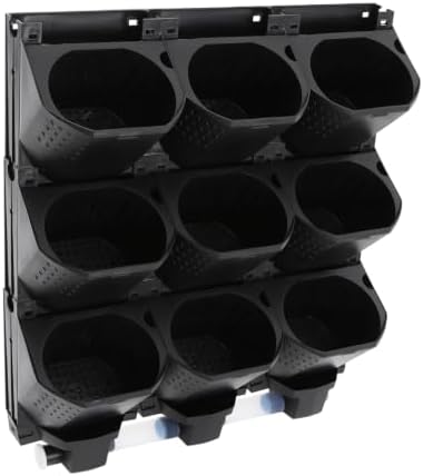 Vertical Wall Planter 3-Tier, 9-Pot Hanging Plant Holder(Black) - Image 2