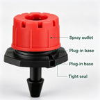 Sprinkler Irrigation Drippers,1/4" Barbed Drip Emitter,360 Degree - Image 6