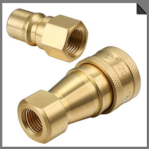 Vinsot 6 Set 2 Set 1/4" Quick Disconnect Coupler Valve for Carpet Cleaning - Image 5
