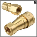 Vinsot 6 Set 2 Set 1/4" Quick Disconnect Coupler Valve for Carpet Cleaning - Image 5