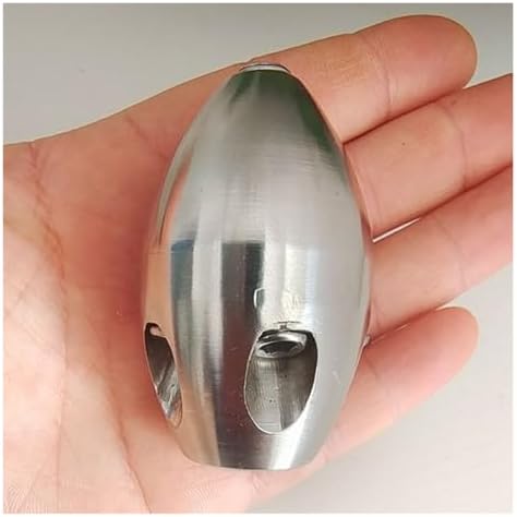 Stainless Steel Sewer Jetter Nozzle, 1" Female, Front 1 Back 8 by Unknown