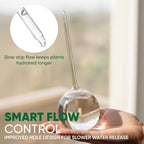 Clear Plant Watering Globes Set of 6 - Large Self Watering Globes for Indoor & Outdoor Plants - Automatic, Glass Watering Bulbs for Daily Use, Plant Watering Devices - Image 4