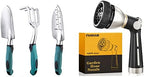 FANHAO Heavy Duty Gardening Tools + Garden Hose Nozzle Thumb Control by FANHAO