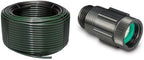 Rain Bird 500' Drip Irrigation Tubing and 25 PSI Drip System Pressure Regulator Bundle by Unknown