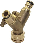 Shut Off Valve 3/4" Brass 2-Way Shut Off Coupling With Valve,16mm - Image 3