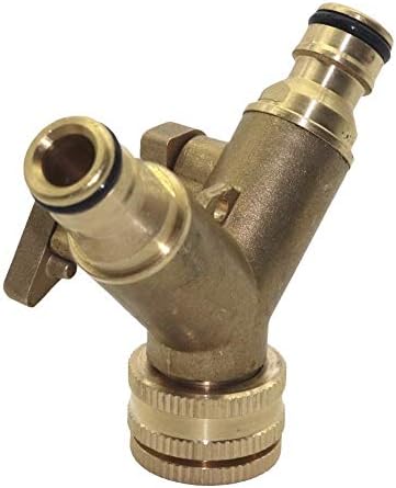 Shut Off Valve 3/4" Brass 2-Way Shut Off Coupling With Valve,16mm - Image 3