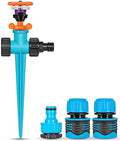 360 Degree Automatic Garden Sprinklers Watering Grass Lawn Rotary Nozzle Rotating Water Sprinkler System Supplies 1Pc by Unknown