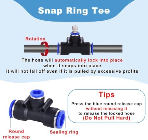 ERRULAN Commercial Misting Water Cooling System, Adjustable Water Flow Spray Kit for Restaurant, Bar, Café & Outdoor Seating, Heat Relief Cooling System - Image 6