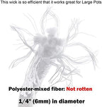 20m Self Watering Capillary Wick Cord Vacation Plant Sitter, for DIY Self-Watering Planter Pot Automatic Water Wicking Hydroponic - Image 5