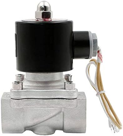 U.S. Solid Stainless Steel Electric Solenoid Valve 110VAC Normally Closed Air Water (3/4) - Image 4