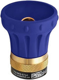 Underhill Precision Cloudburst Garden Water Hose Nozzle, Sprayer, 48 GPM 80 PSI, 3/4-Inch Thread Inlet, Heavy-Duty Brass and Rubber, HN4800 by Underhill