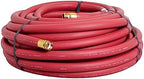 Underhill UltraMax Commercial Garden Water Hose 100 ft, Rubber, Flexible, Anti-Kink, 200 psi WP, 800 psi BP, H75-100R, 3/4 Inch x 100 ft GHT, Red by Underhill
