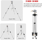 Heavy Duty Metal Tripod Sprinkler - Waters Up to 90 Ft, 50 Inch Tall, 360 Degree Rotation - Image 7