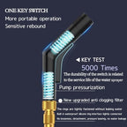 Car Wash Sprayer High-pressure Household Water 3 Times Telescopic Hose Spray Kit 180° Water Angle Changable for Yard Car Lawn Floor (30m) - Image 2
