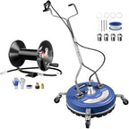 MEKOH Pressure Washer Hose Reel 100ftx3/8”/130ftx1/4” ＆ MEKOH Pressure Washer Surface Cleaner 20'' by MEKOH