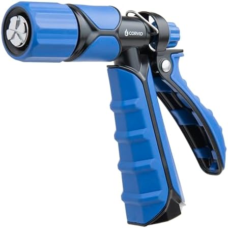 20-Pack Corvid Heavy Duty Rear Trigger Adjustable Spray Hose Nozzle – Durable Zinc Construction with Adjustable Stream Control – Ideal for Car Washing, Lawn & Garden, and Outdoor Cleaning Tasks by Unknown