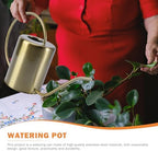Stainless Steel Garden Watering Pot 2000ml with Long Spout - Image 4
