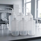 Plastic Safety Wash Bottle 500ml Slanted Tip - Image 7