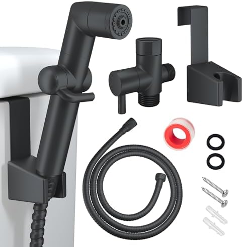 JONKEAN Black Handheld Toilet Bidet Sprayer for Cleaning by JONKEANGlobal